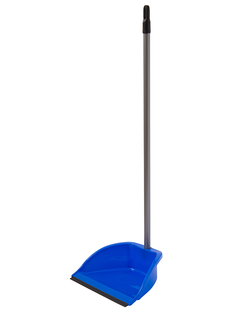 long handle dust pan with rubber