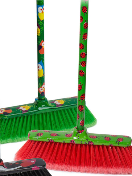 fantasy broom + decorated handle cm.120