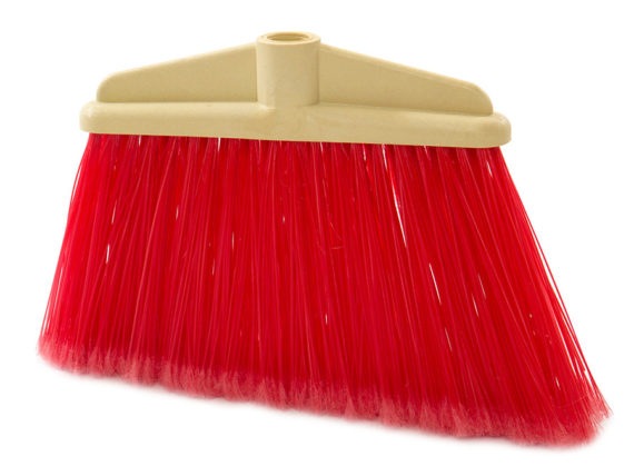 garden broom long fibre angled