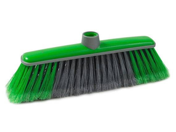 unika broom assorted colours with rubber